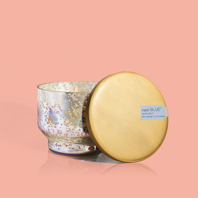 Blue Jean Mercury Iridescent Inverted Candle