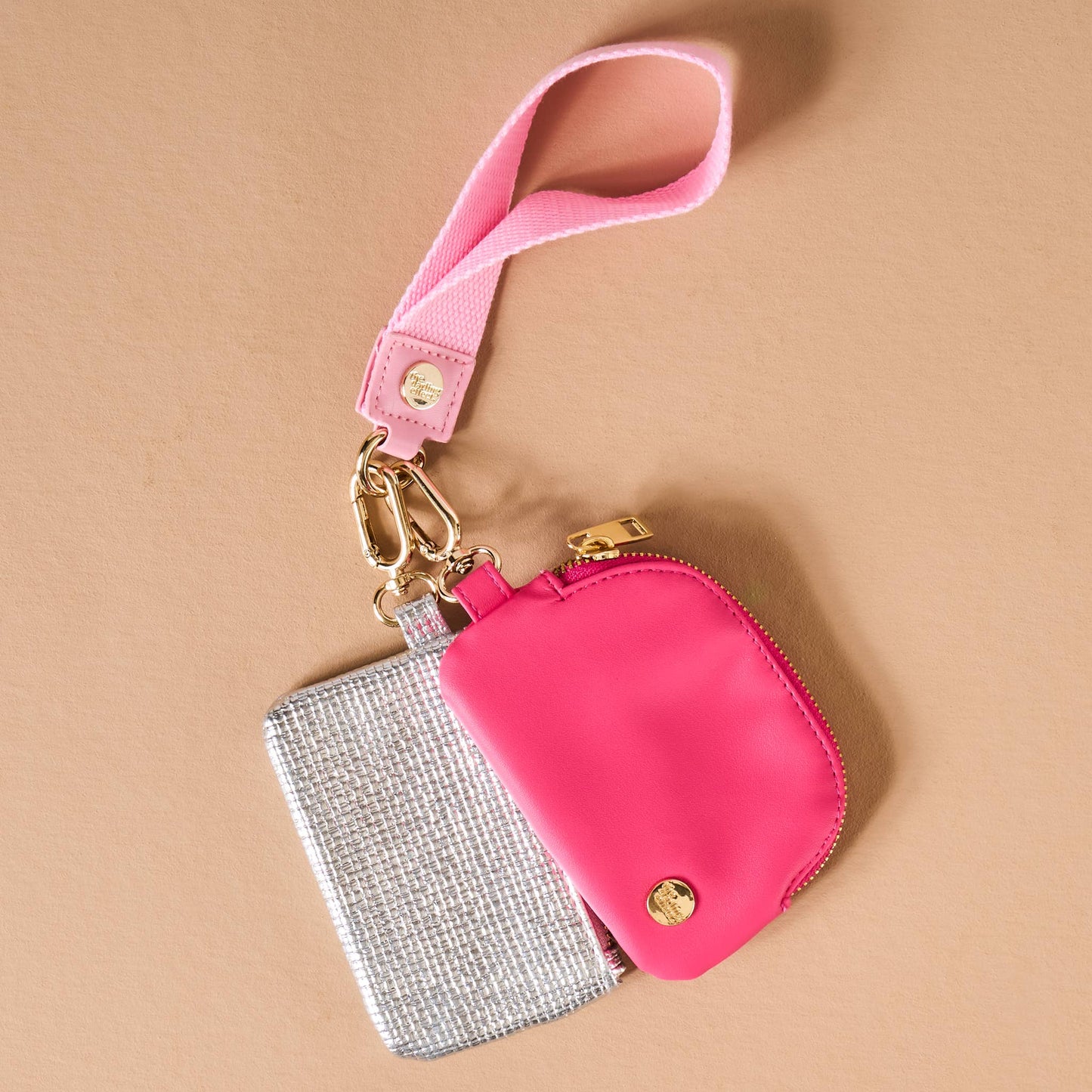 Dynamic Duo Pouch Wristlet | Kiss & Tell