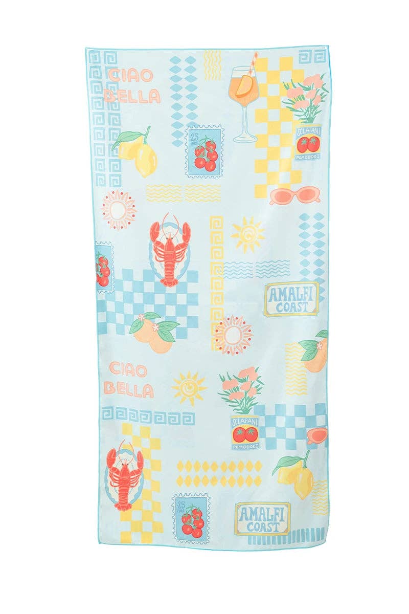 Italian Summer Reversible Beach Towel