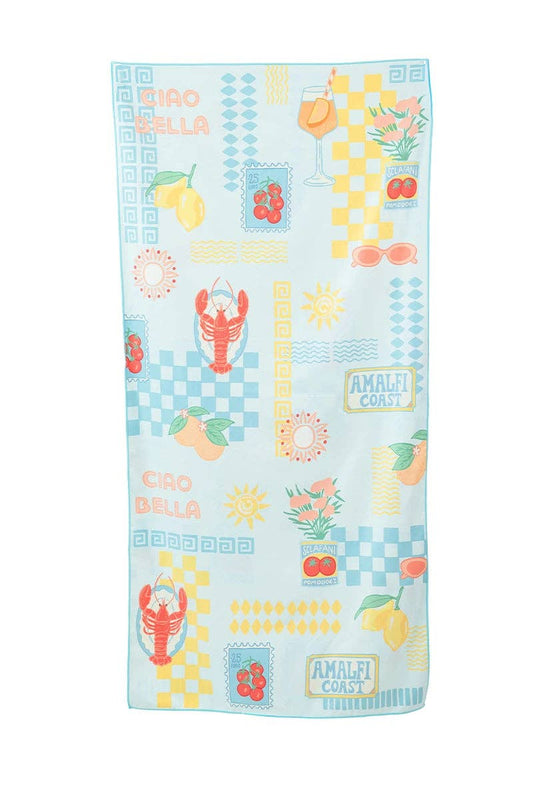 Italian Summer Reversible Beach Towel