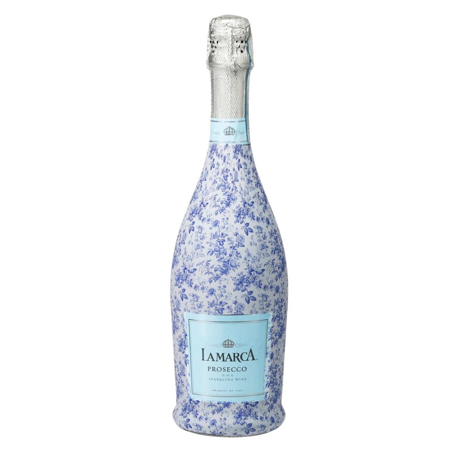 Beau Bottles Wrap | Grand-millenial Blue Floral