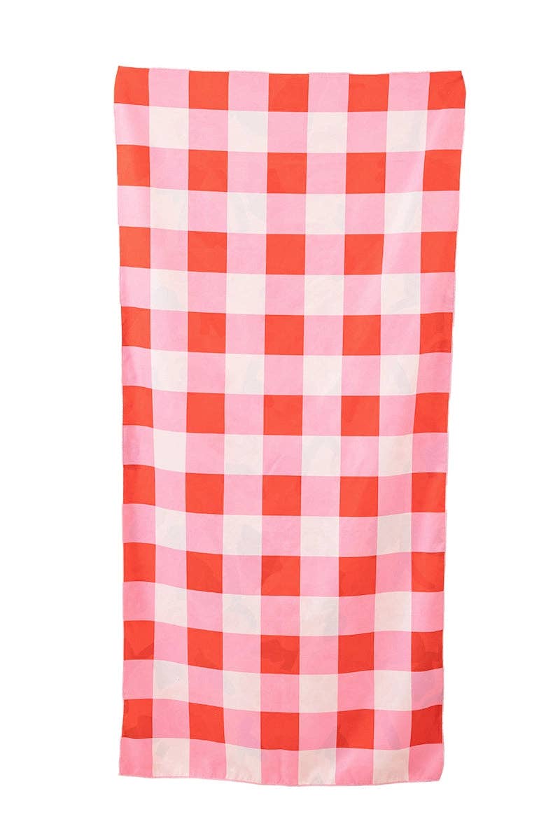 Roses All Over Reversible Beach Towel