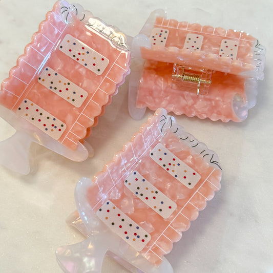 Birthday Cake Hair Clip