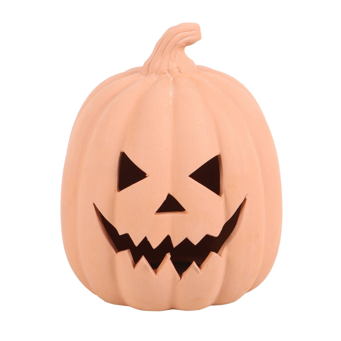 Terracotta Halloween Pumpkin | 7.5"