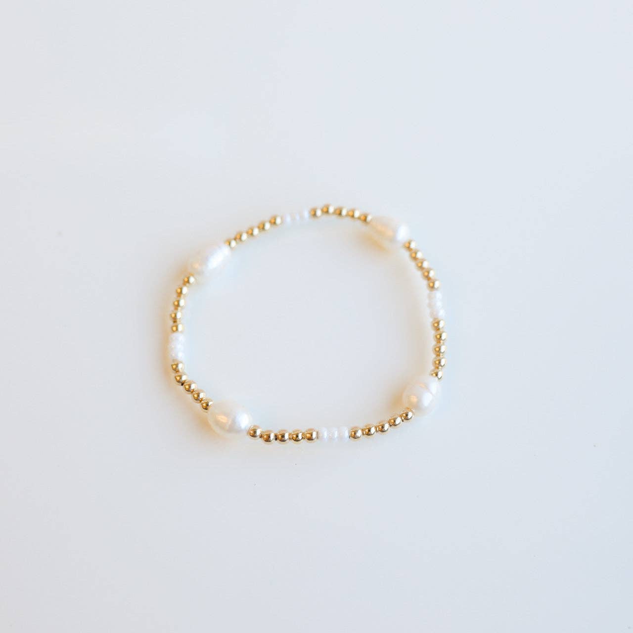 White Pearl Poppi Bracelet | Standard 6.75”