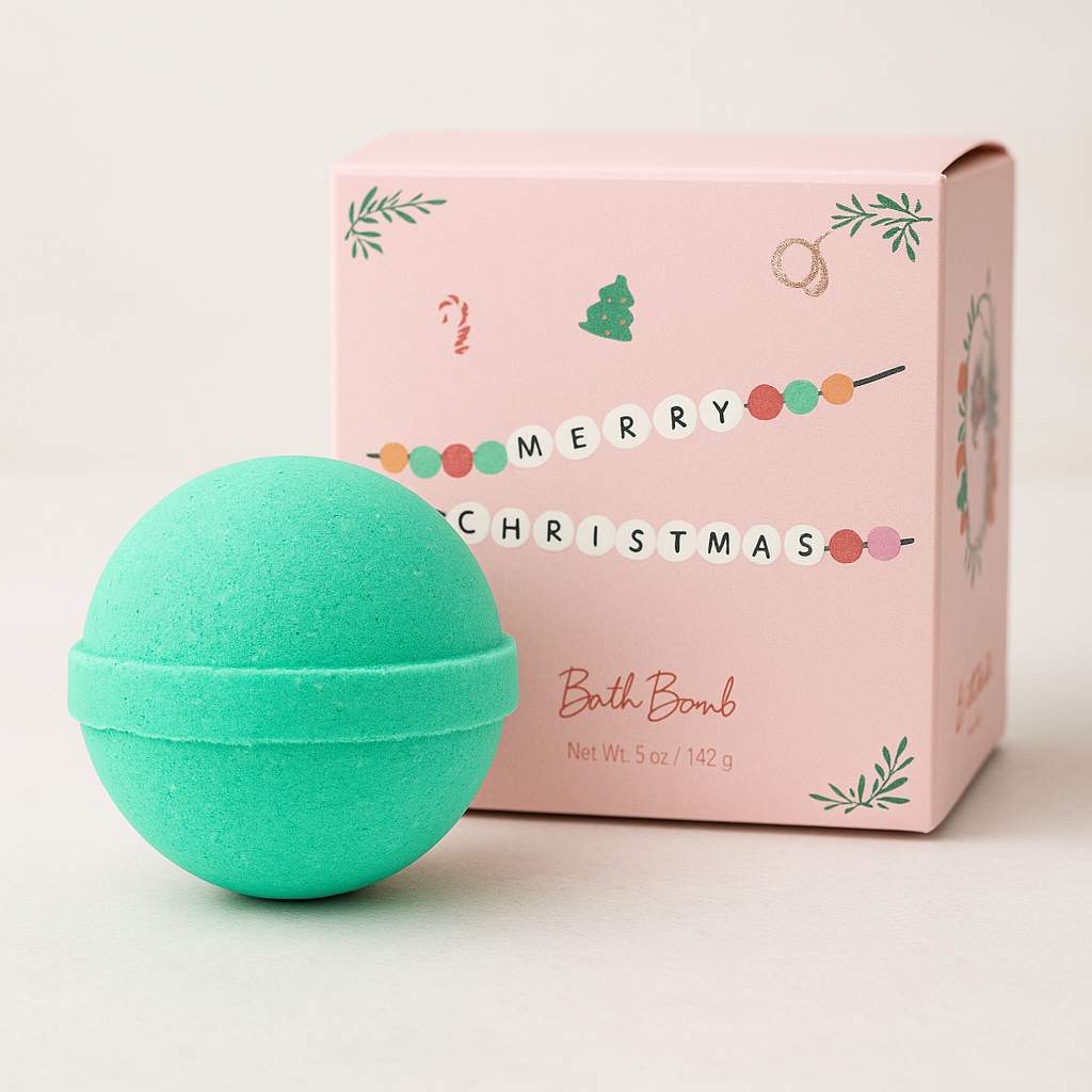 Christmas Friendship Bracelet Bath Bomb