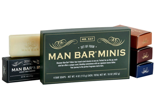 Man Bar Soap - Mini 4pc Set