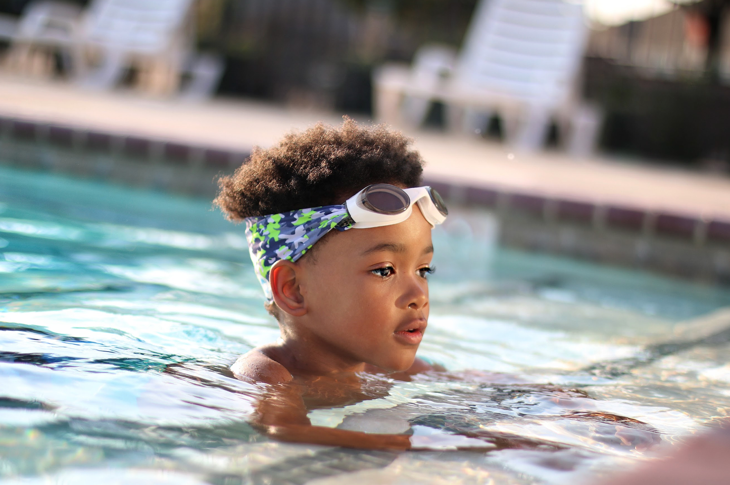 Splash Place Swim Goggles | Camo