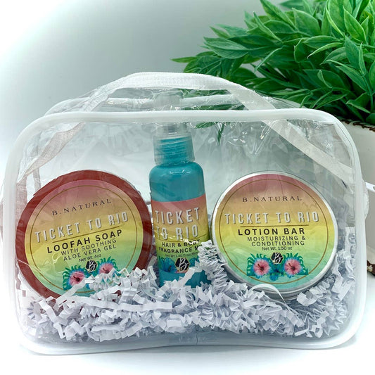 B Natural Ticket to Rio Spa Travel Gift Set