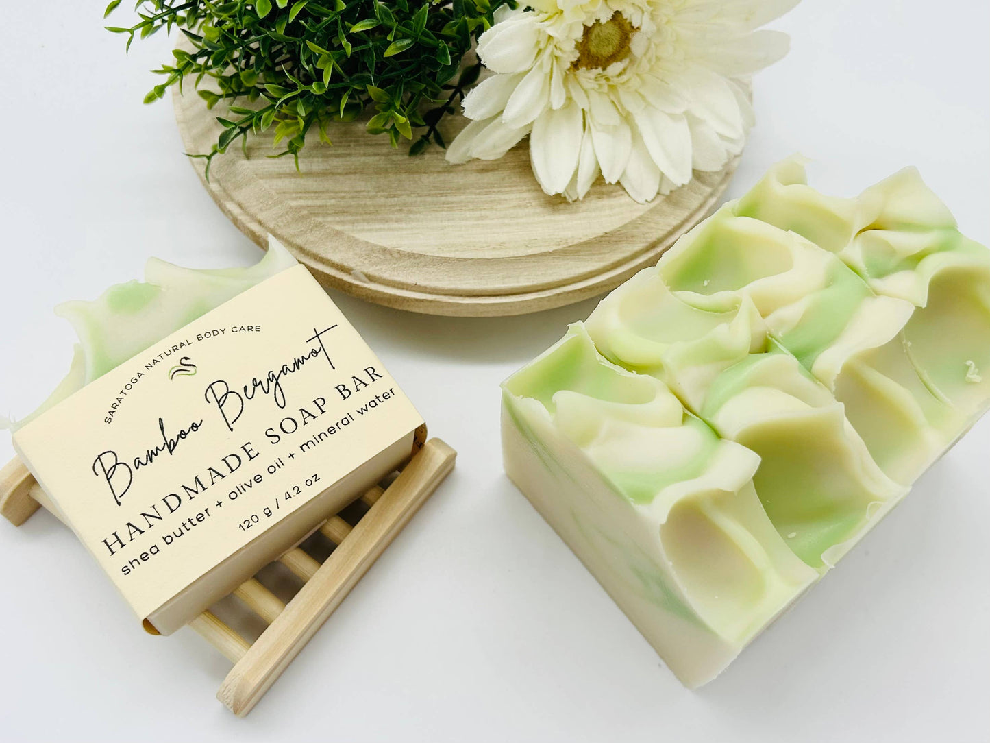 Bamboo Bergamot Handmade Soap Bar