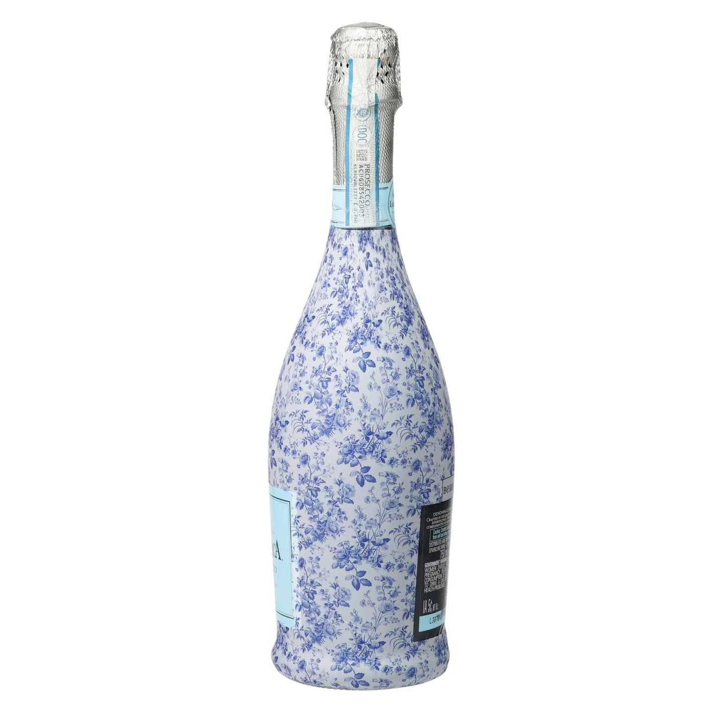 Beau Bottles Wrap | Grand-millenial Blue Floral