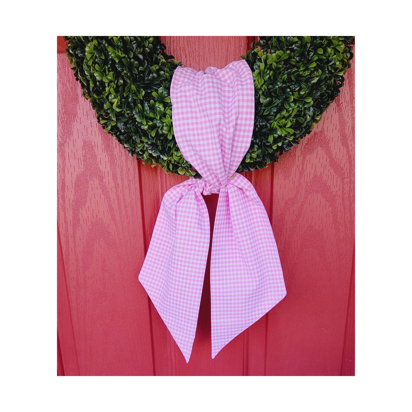 Chocolate Gingham Sash | 44”