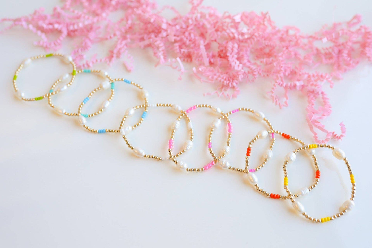 White Pearl Poppi Bracelet | Standard 6.75”