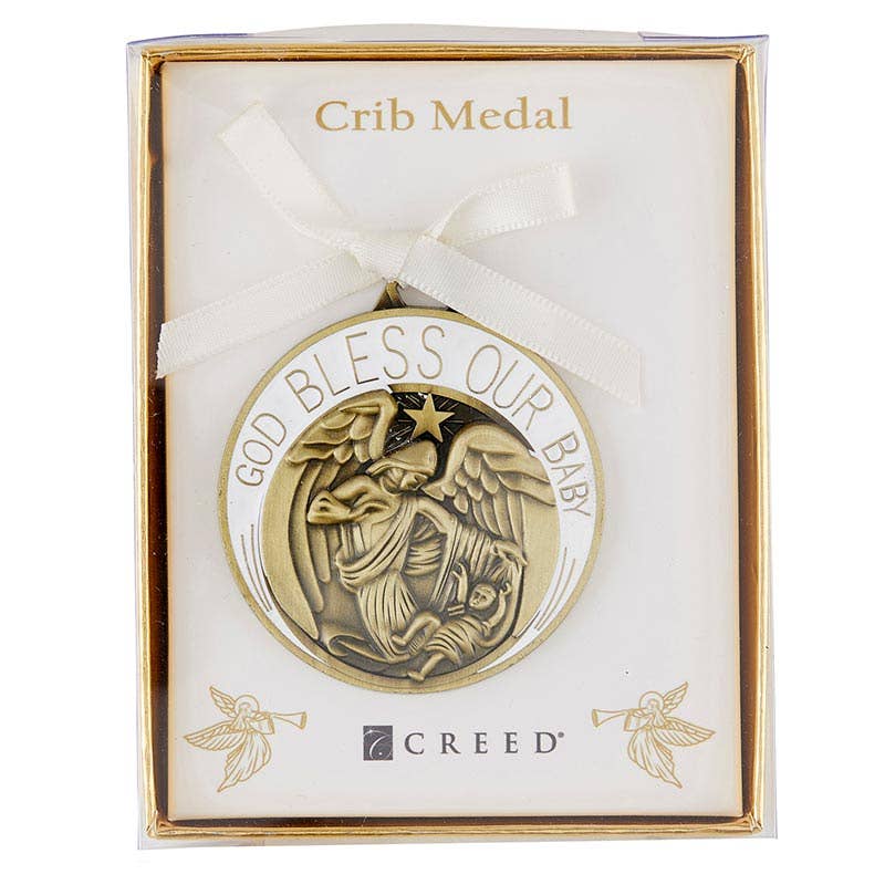 Crib Medal | White