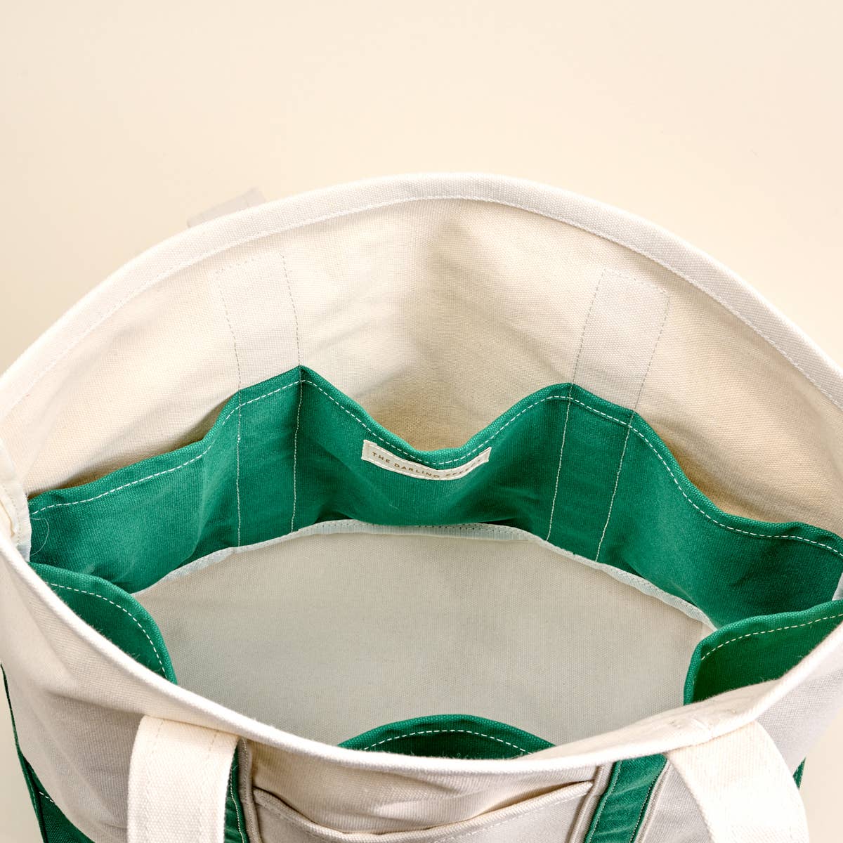 The Signature Canvas Tote Bag | Dark Green