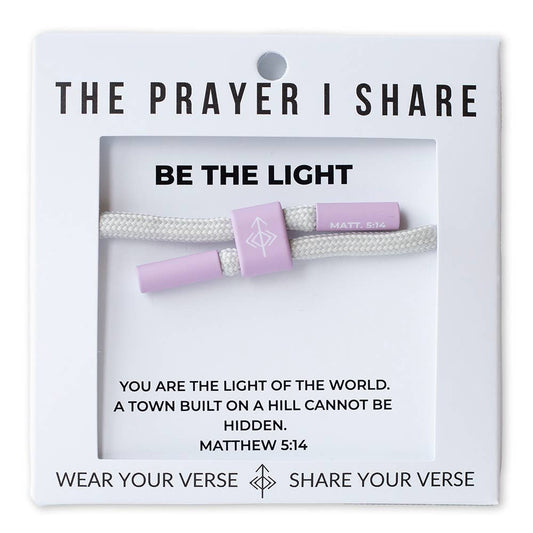 The Prayer I Share Cord Bracelet | BE THE LIGHT