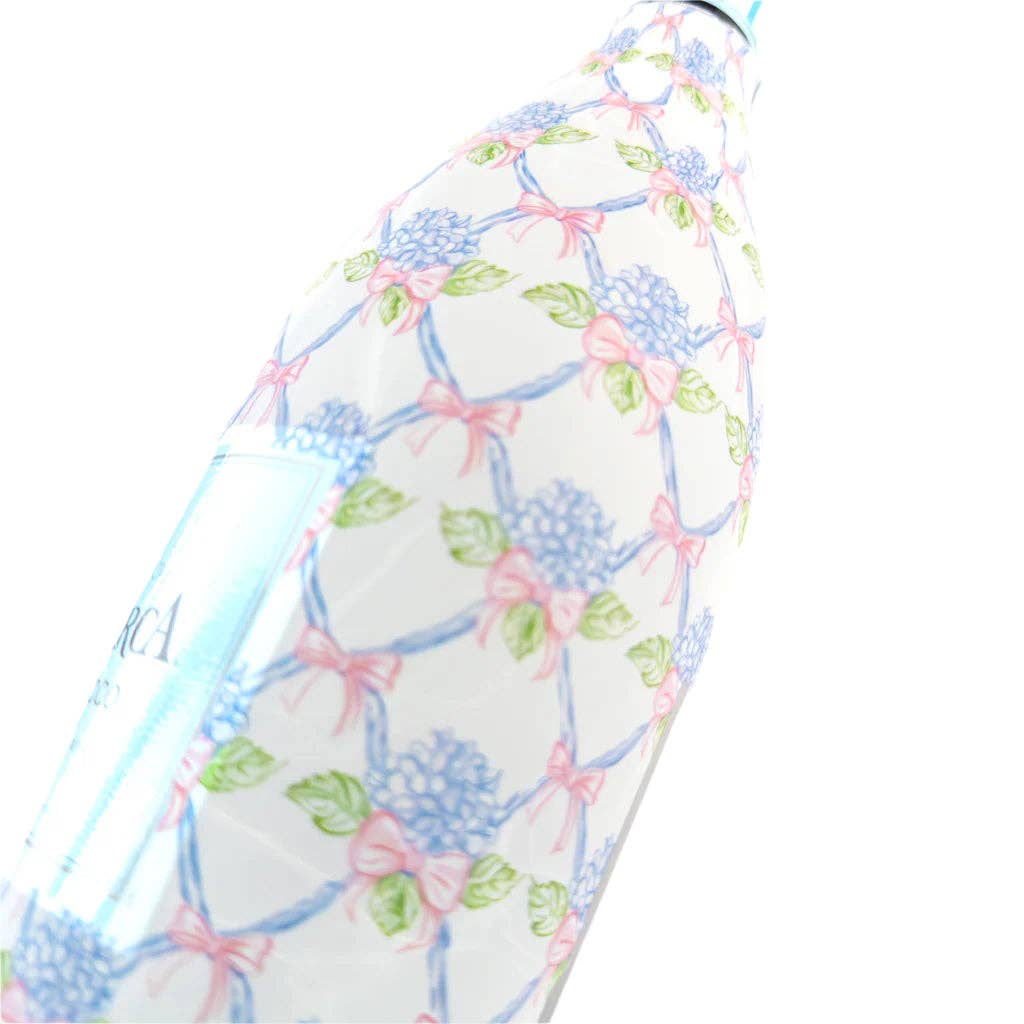 Beau Bottles Wrap | Hydrangea Lattice