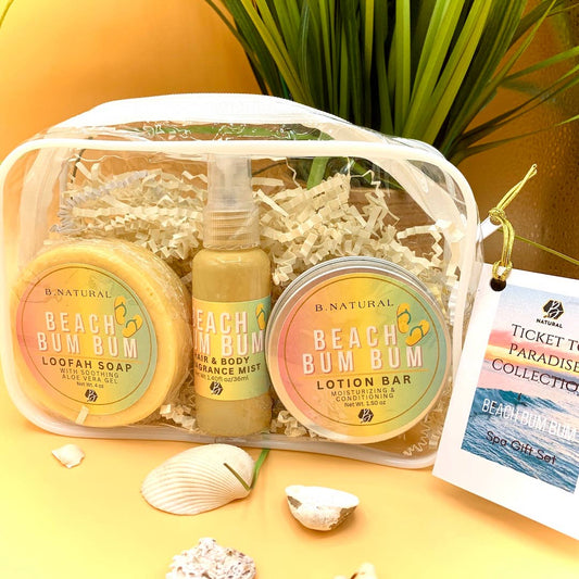 B Natural Beach Bum Bum Spa Travel Gift Set