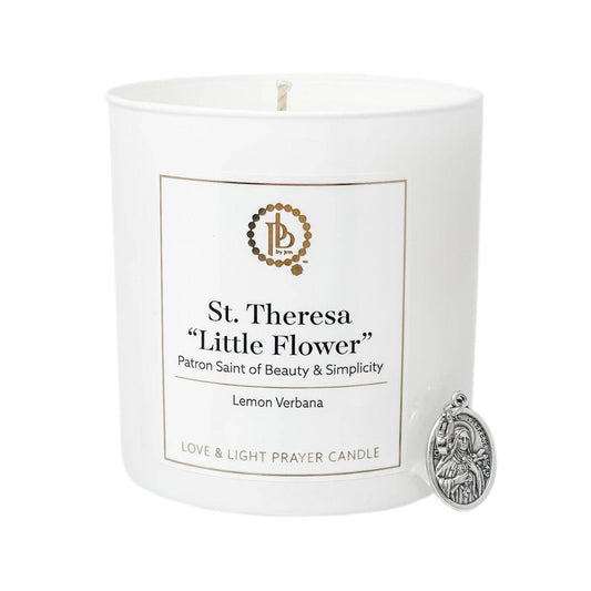 St. Theresa " Little Flower" Candle
