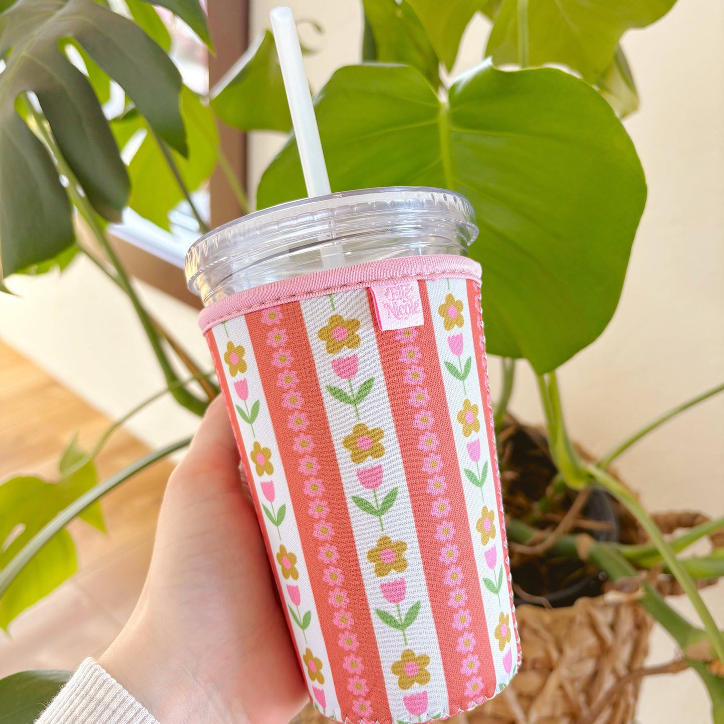 Coffee Cup Cover | Tulip Stripes SMALL