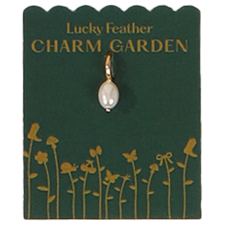 Charm Garden Pearl Charm | Gold