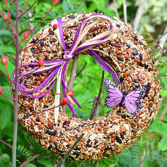 Bird seed Wildfire Wreath