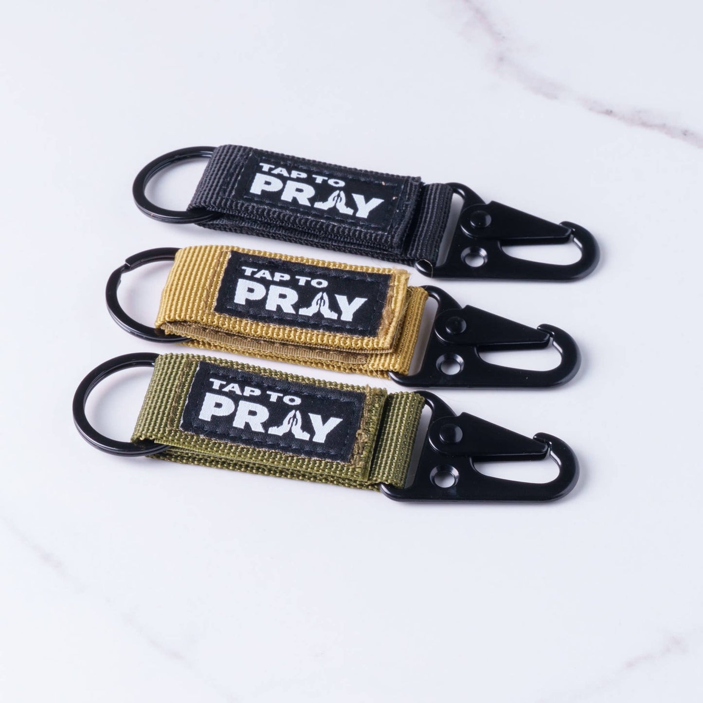 Versible Tap To Pray™ Tactical Keychain | Black