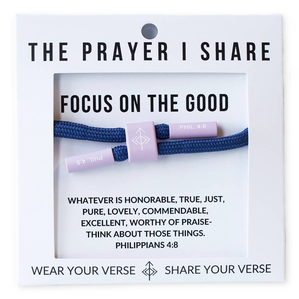 The Prayer I Share Cord Bracelet | FOCUS ON THE GOOD