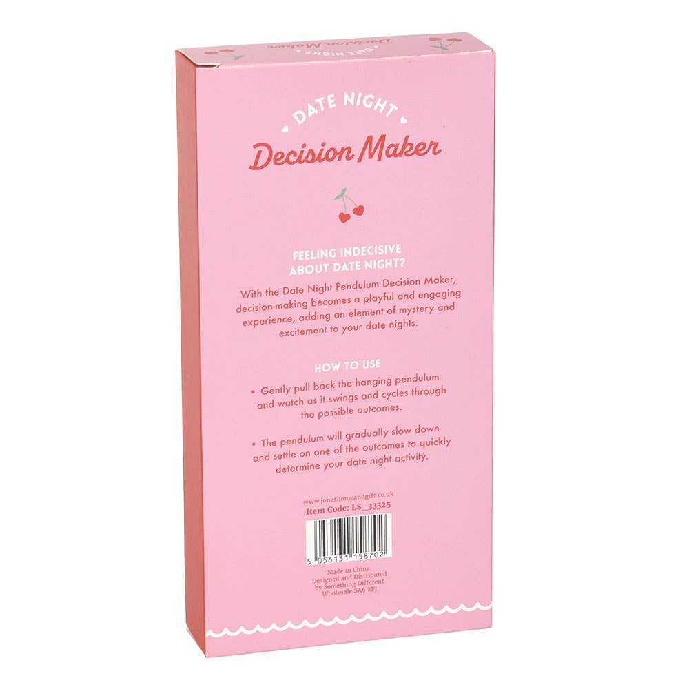 Valentine's Day Date Night Pendulum Decision Maker