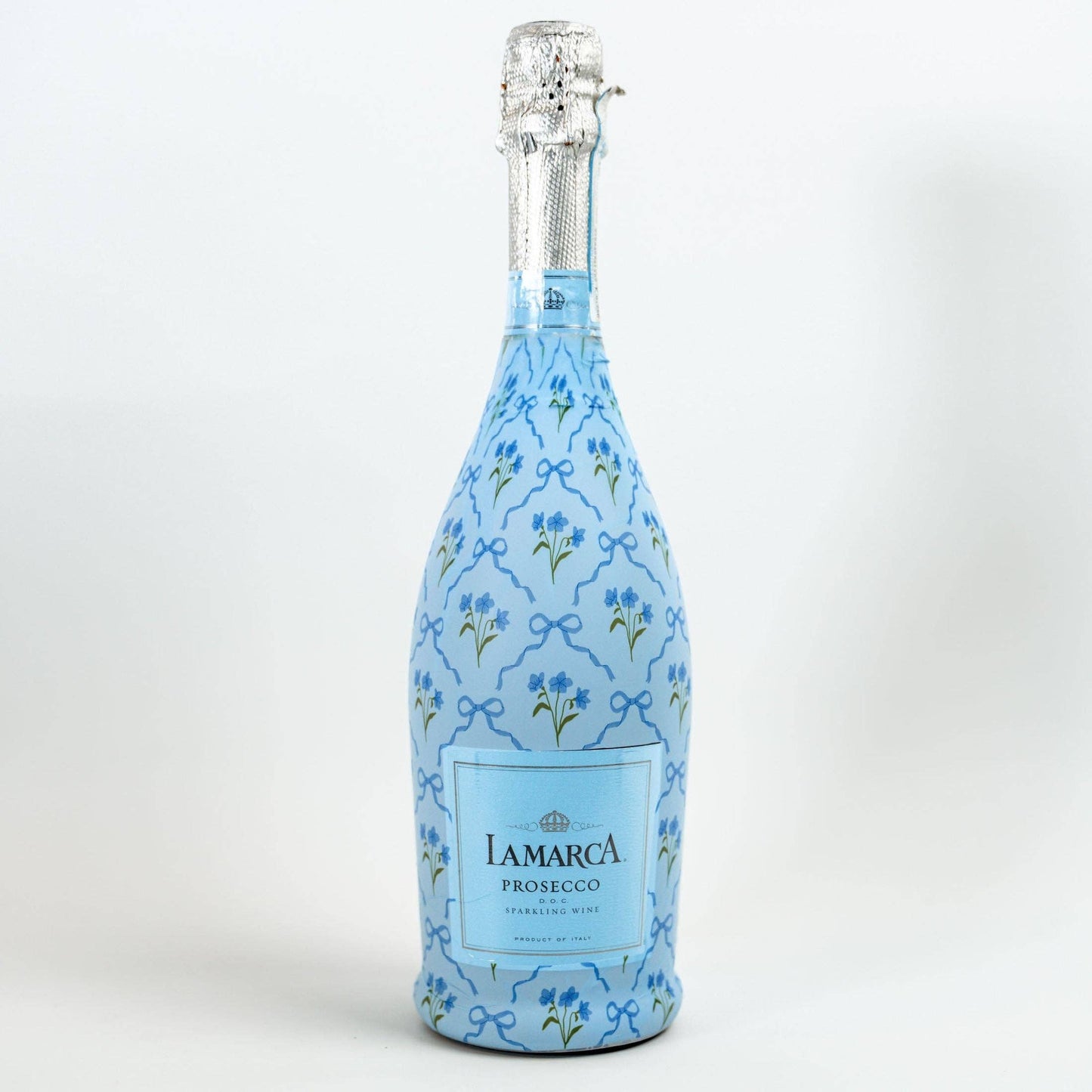 Beau Bottles Wrap | Blue Bows and Blossoms