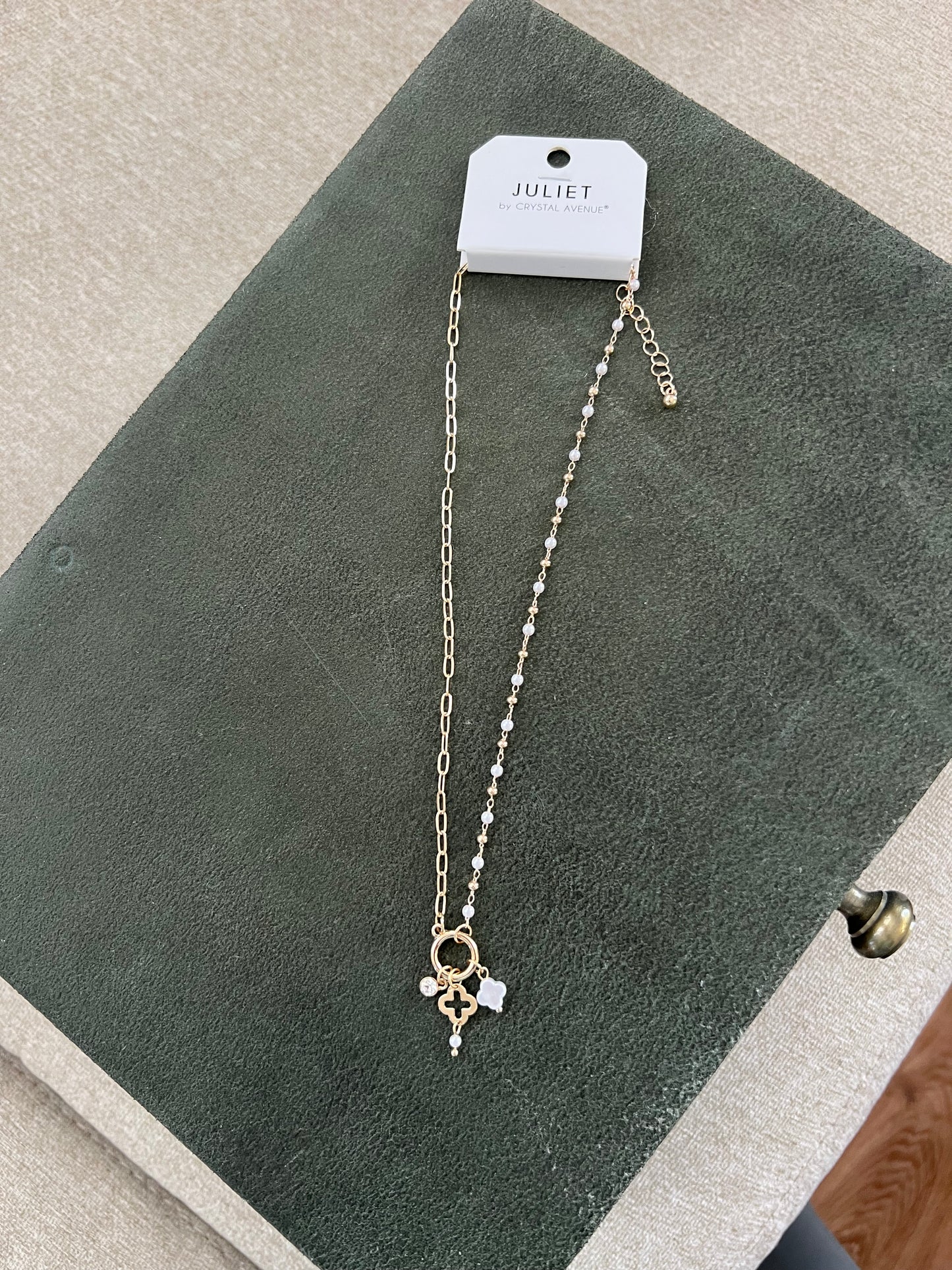 Clover Multi Charm Necklace