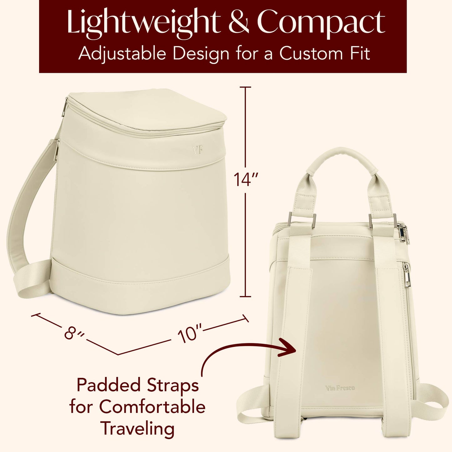 Insulated Cooler Backpack | Buttery Cream