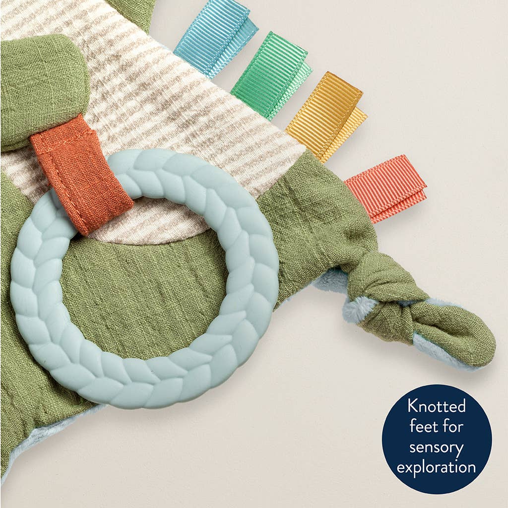 Bunny Bitzy Crinkle™ Sensory Toy w/ Teether