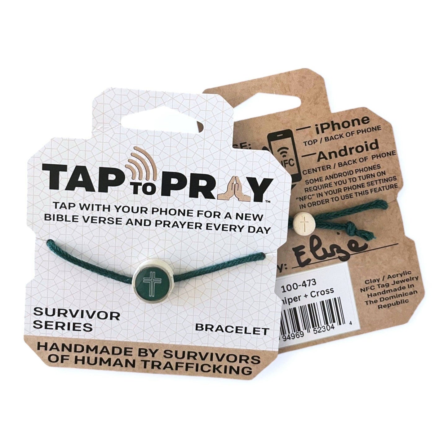 Tap To Pray® Bracelet | Moss + Cross