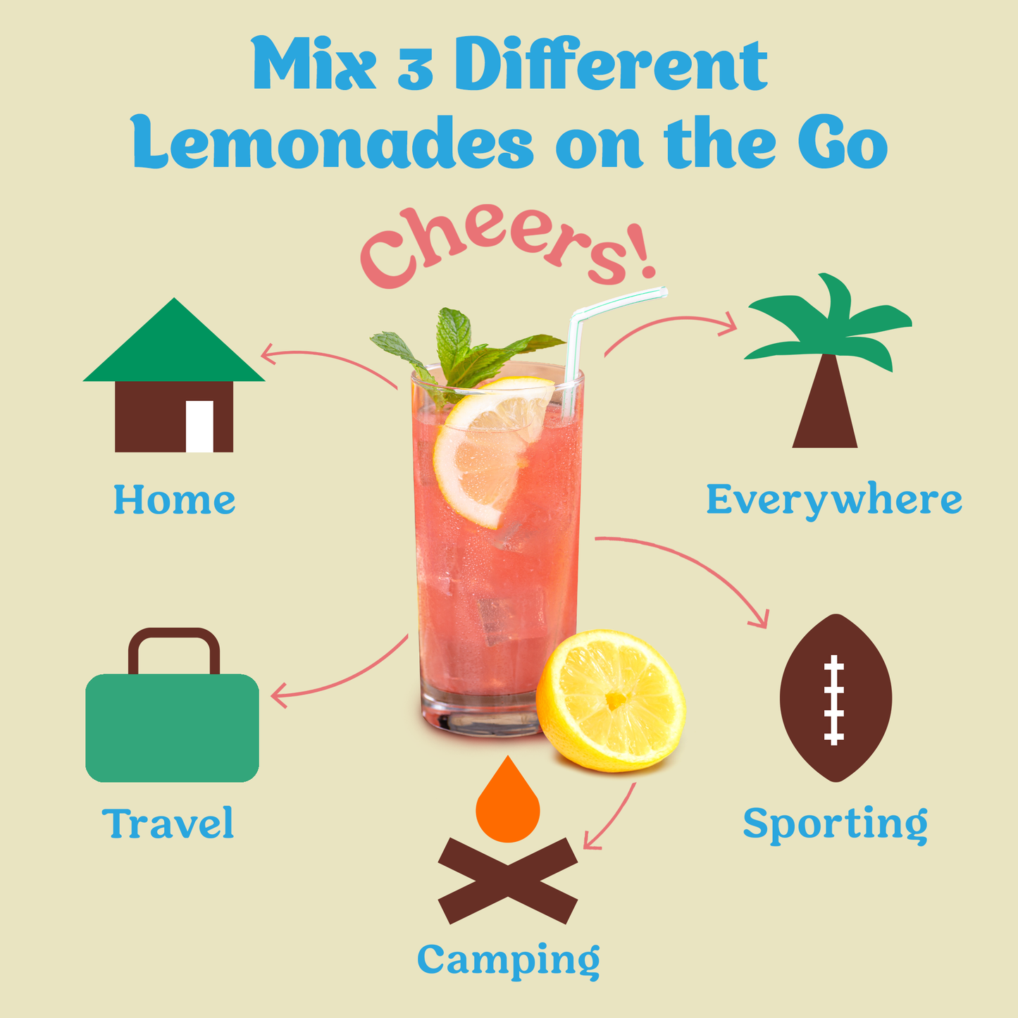Lemonade Variety Pack Cocktail Mixers