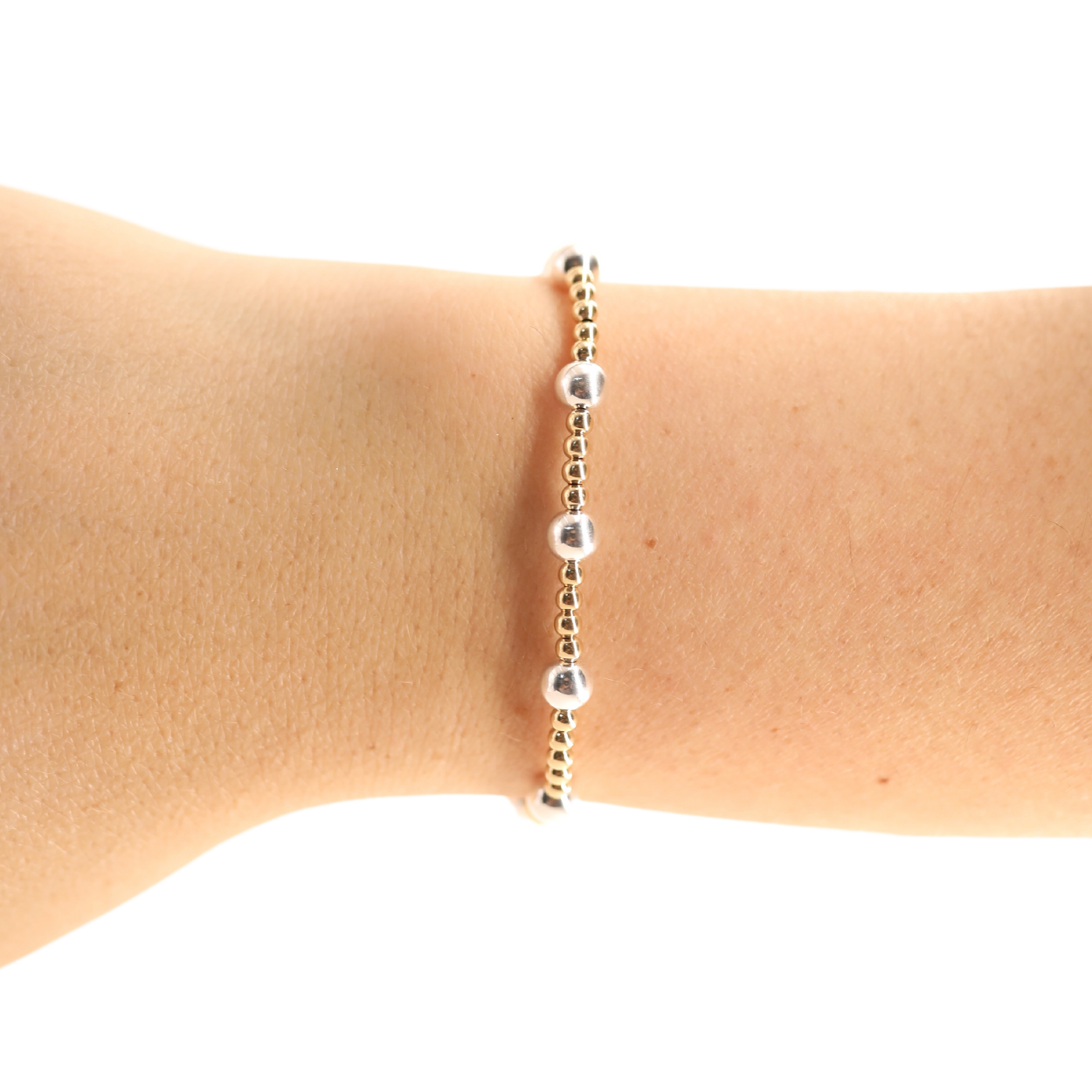 Lively Bracelet in Gold w/ Silver | Petite