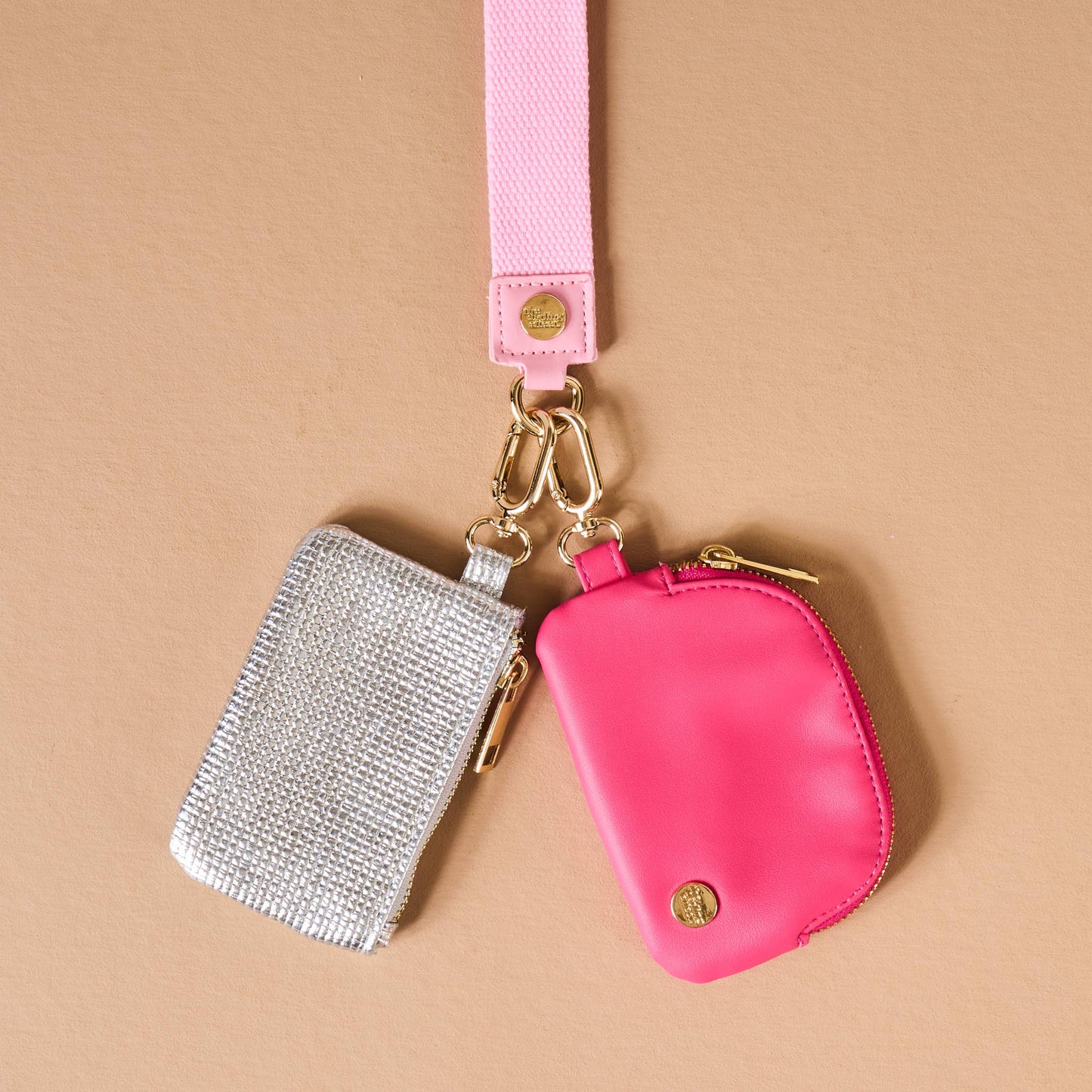 Dynamic Duo Pouch Wristlet | Kiss & Tell