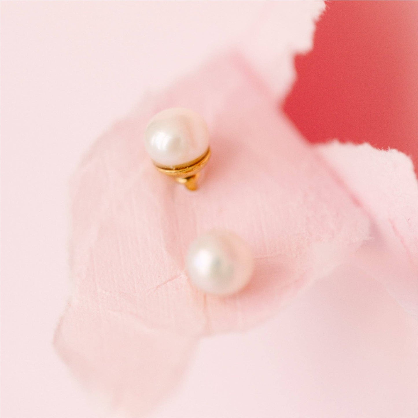 Fresh Water Pearl Stud Earrings