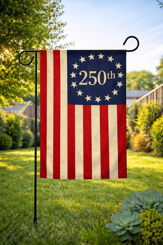 250th Anniversary American Flag Garden Flag