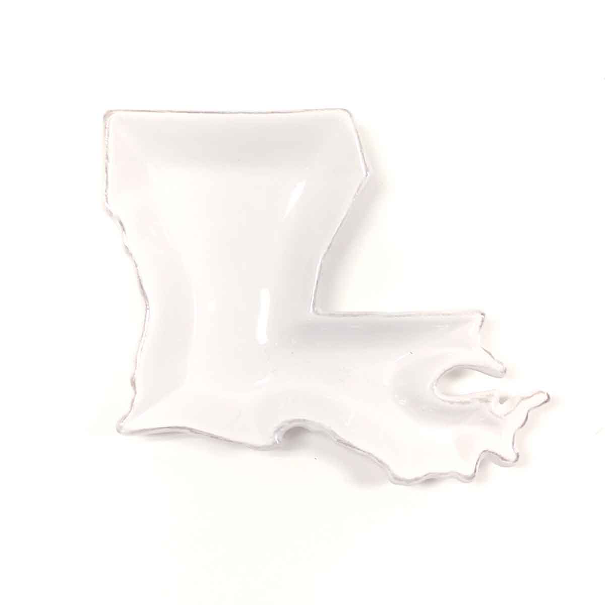 Louisiana Shaped Tidbit Dish | 6"