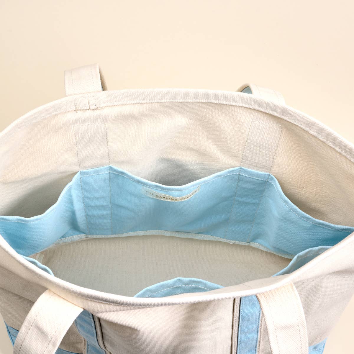 The Signature Canvas Tote Bag | Light Blue