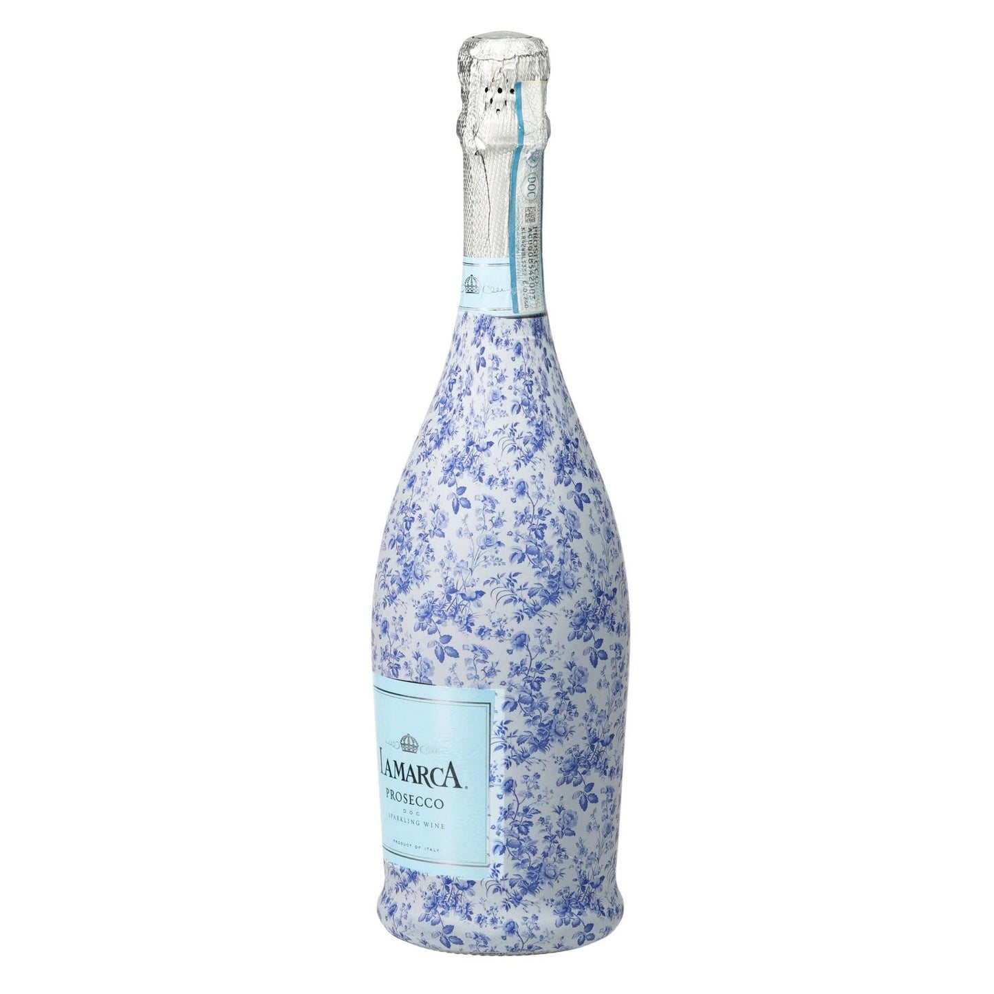 Beau Bottles Wrap | Grand-millenial Blue Floral