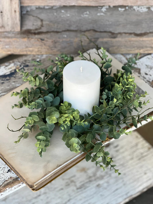 Woodglen Eucalyptus Candle Ring | 4.5"