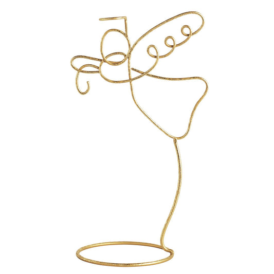 Gold Foiled Angel Ornament Stand
