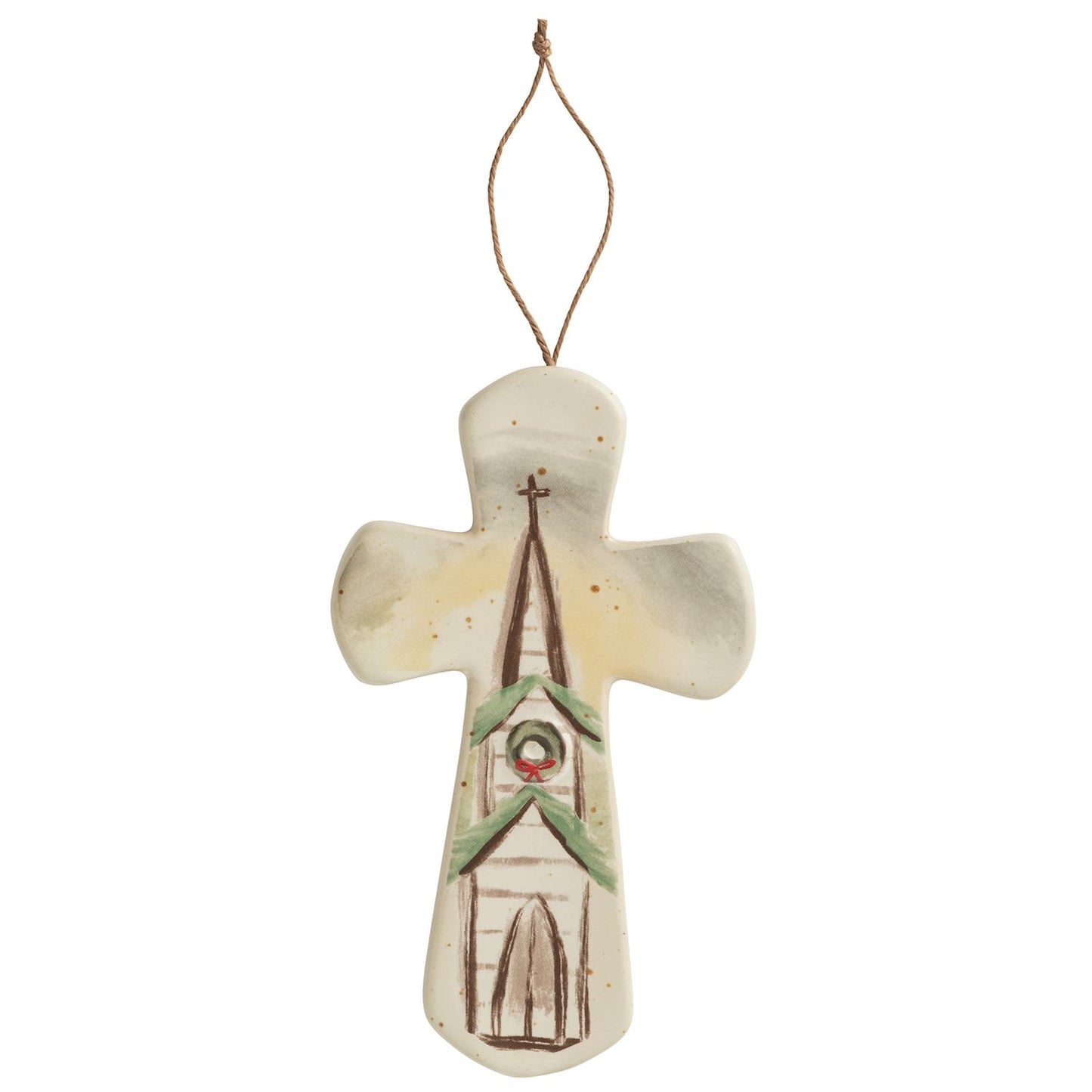 Ceramic Nativity Cross