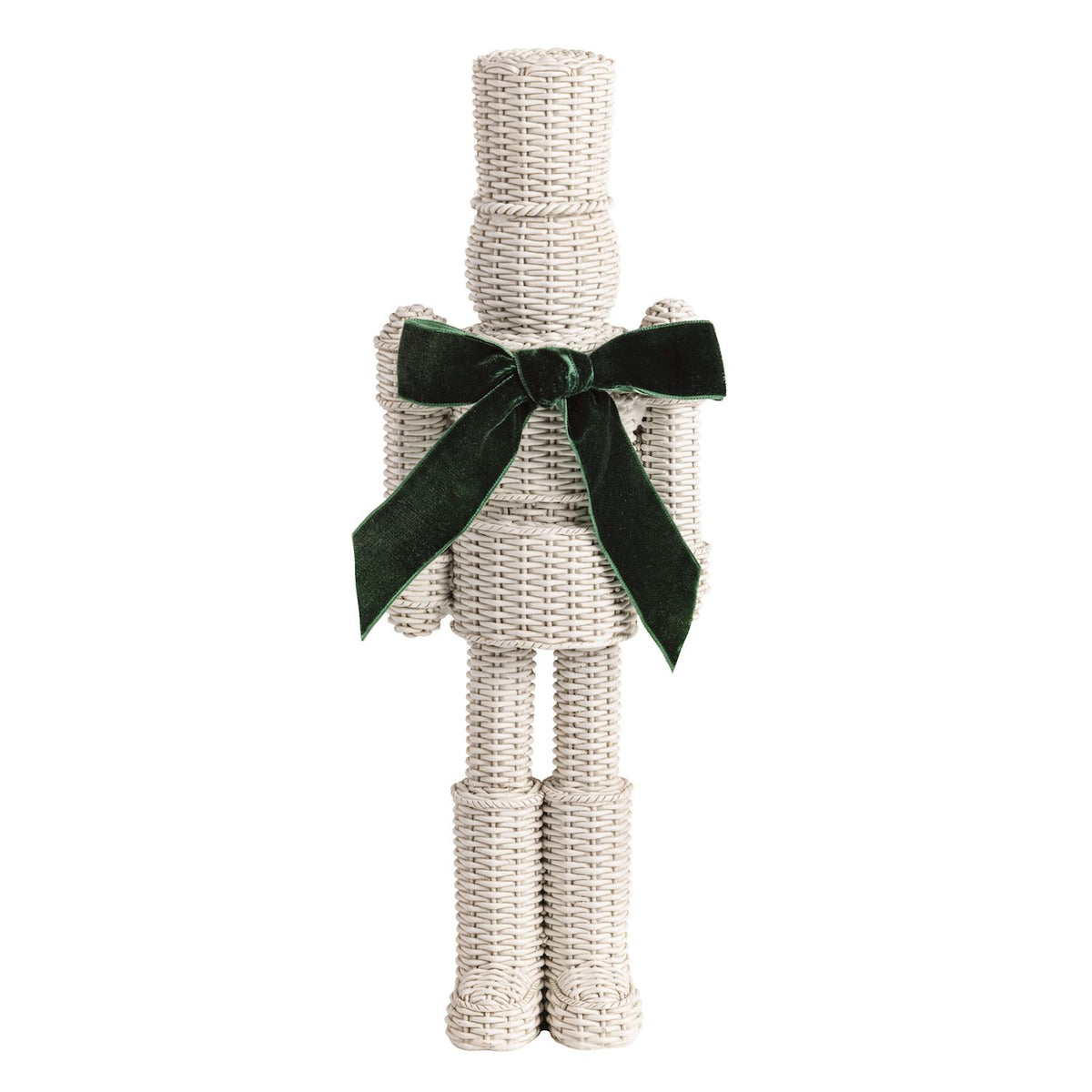 Whitewashed Wicker Nutcrackers