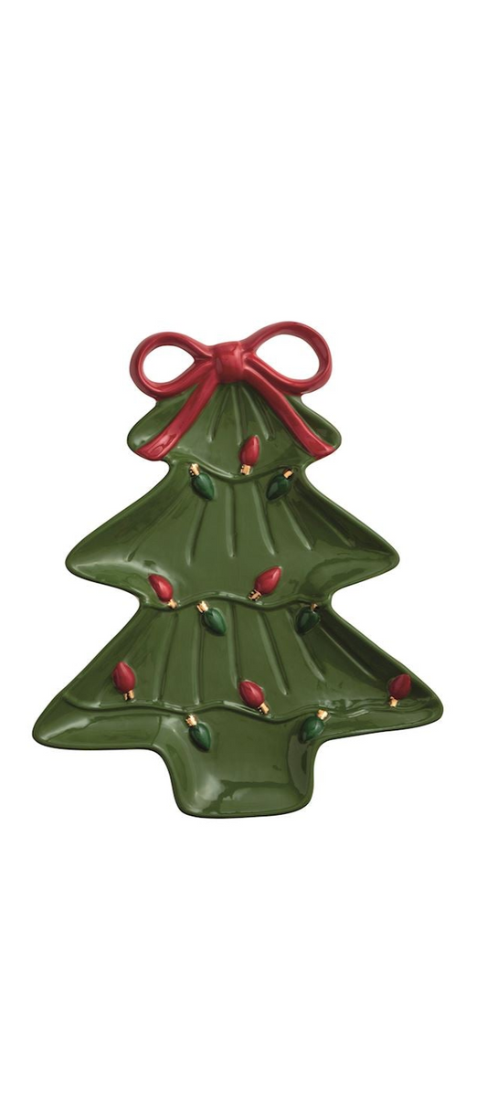 Bow Tree Stoneware Platter