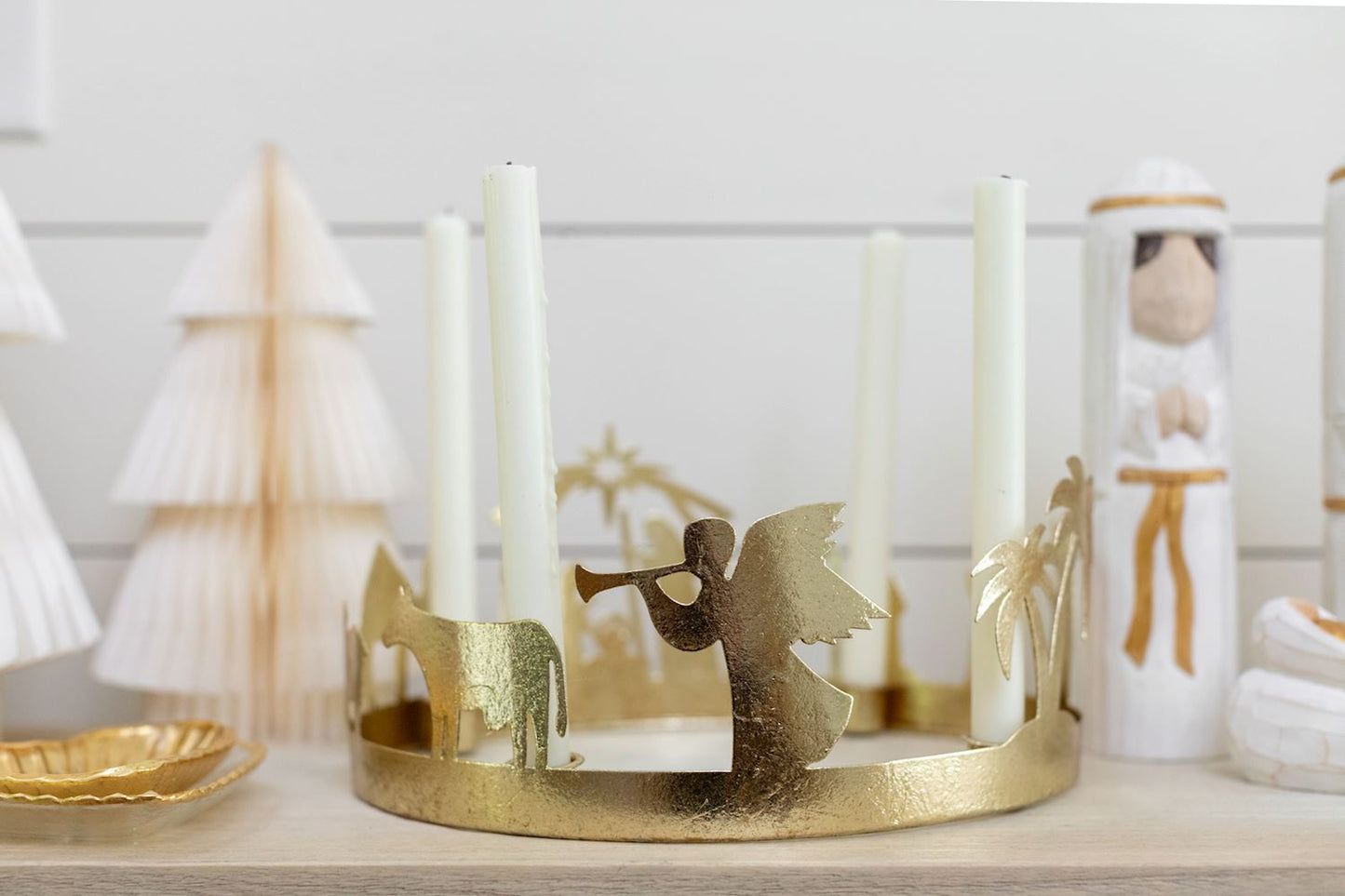 Gold Advent Wreath