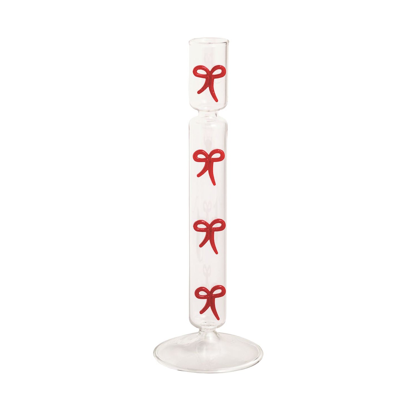 Christmas Glass Icon Candlestick