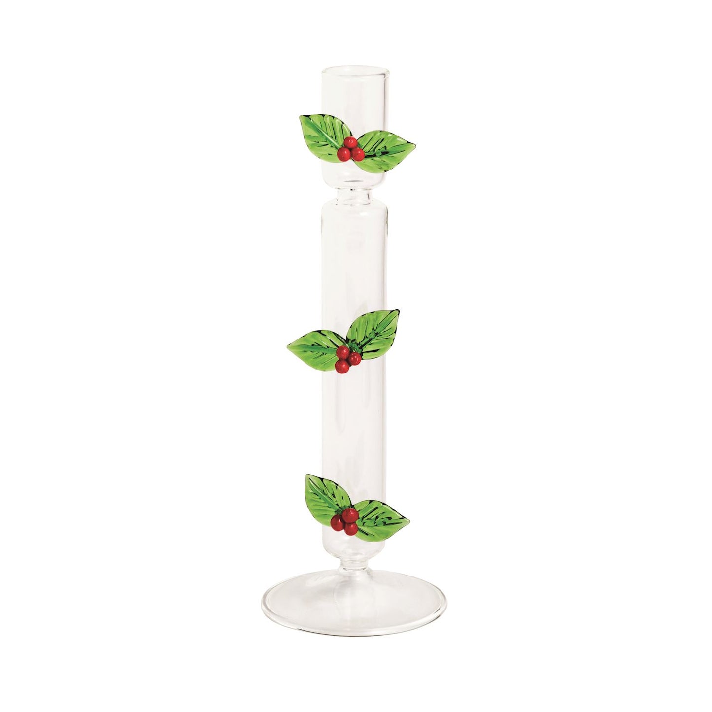 Christmas Glass Icon Candlestick